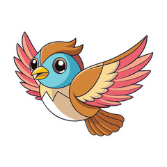 colorful humming bird