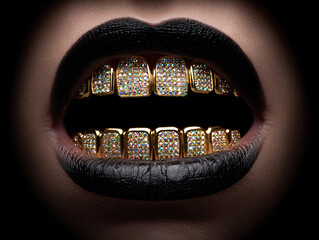 The Ultimate Flex: Grillz, Gold, and Diamonds	