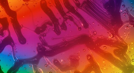 Abstract rainbow pattern