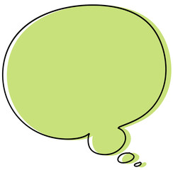 말풍선 대화 메모지