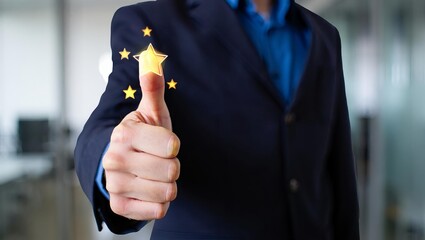 Analyzing Key Performance Indicators, Businessman using virtual screen to analyze key performance indicators KPI with various graphs and charts, showcasing data analysis and performance tracking