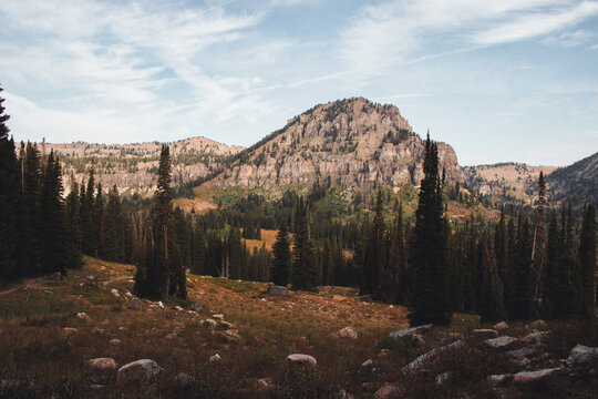 Fall Hiking Views at Tony Grove Lake and White Pine Lake Logan Utah Mountain Peaks and Trails
