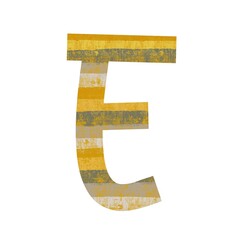 Expressive E letter with elegant paintbrush strokes and warm neutrals, ideal for customized branding, creative alphabet kits, print design, logo marks, and minimal illustration work.