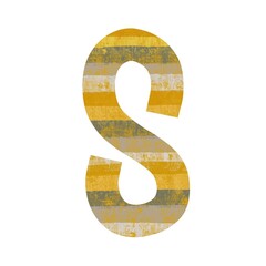 Stylish letter S with fluid brush stroke motion and soft gradient hues, crafted for identity logos, elegant alphabet art, decorative typography, and clean branding assets.