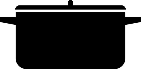 black cooking utensil icon illustration