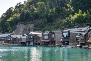 Obraz premium 伊根の舟屋