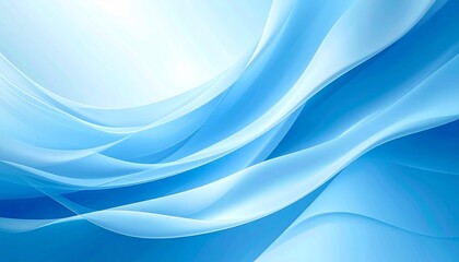 Abstract blue gradient backgrounds with waveforms, geometric overlays, and tranquil depth.