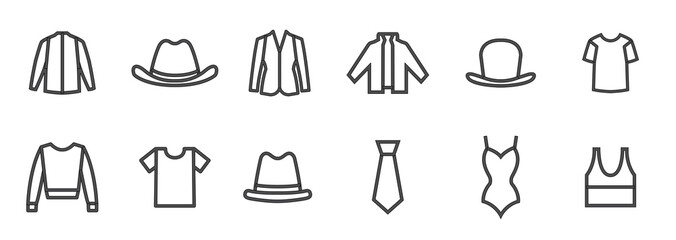 set of fashion clothes png