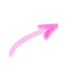 Pink arrow pointing to the right isolated on transparent background illustration