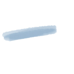 Watercolor stripe isolated on transparent background, a simple and elegant design element