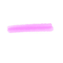 Pink watercolor brush stroke isolated on transparent background for design element