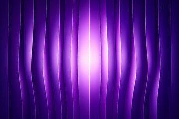 Futuristic purple abstract background with vertical 3D lines, glowing gradient light, and modern digital texture design, elegant violet geometric pattern for technology, web, and creative projects