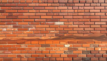 Obraz premium A detailed close-up view of a brick wall