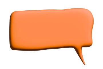 3d speech bubble Blank empty message box Textbox frame for banners, price tags, stickers, design