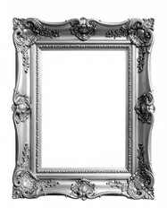 Elegant silver picture frame