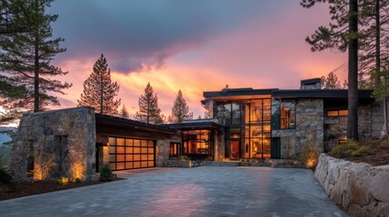 A minimalist design template featuring a clean board with elegant gray tones and bokeh lighting,