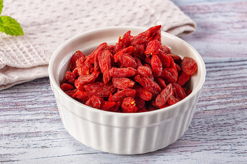 Dry Goji berries sntioxidant pile