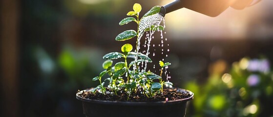 Watering Plant
