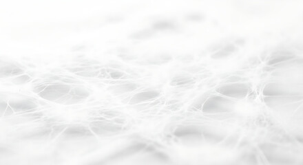 Abstract interconnected network of glowing lines against a soft white backdrop symbolizing digital connection