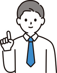 business person with a resolved expression shirt svgrepo com