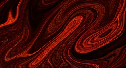 Dynamic fiery vortex swirls with intense glowing embers and deep crimson textures creating a visually captivating and energetic abstract background
