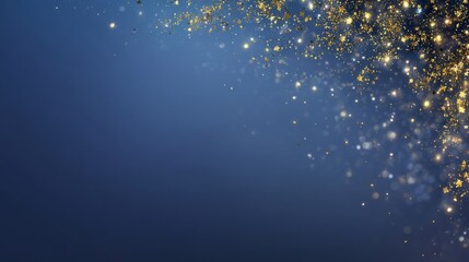 A serene deep blue background with a cohesive design,