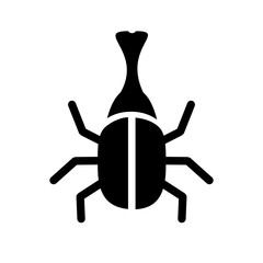 bug on white background