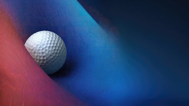 Graphic background for promotional posters related to golf sports events