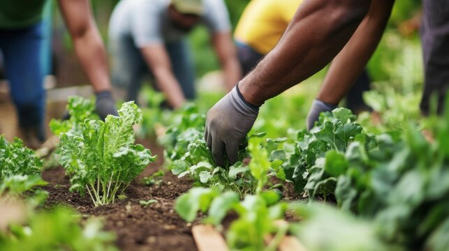 Community gardening for Juneteenth unity project
