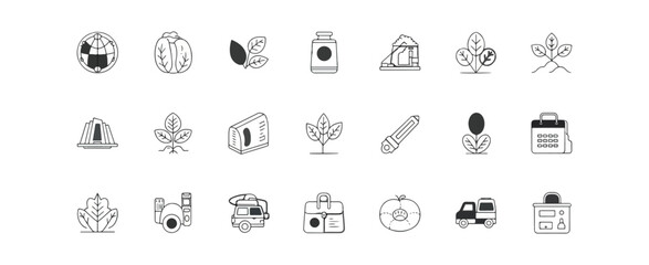 Agriculture icons