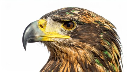 Close-up of an eagle's head