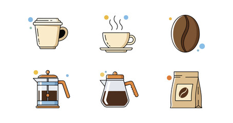 Coffee brewing equipment and beans