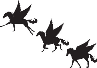 翔けるペガサス
