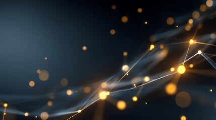 Modern minimalist backdrop with dynamic blue and black wave patterns, soft yellow highlights,