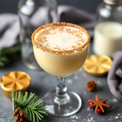 egg nog cocktail