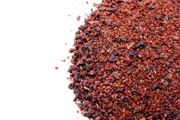 Black Himalayan salt, rock salt granules