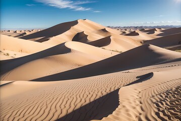 sand dunes in the desert