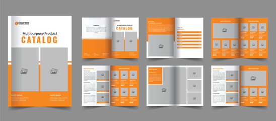 Layout template for company profile