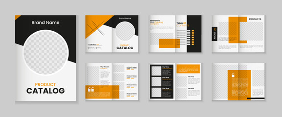 Layout template for company profile