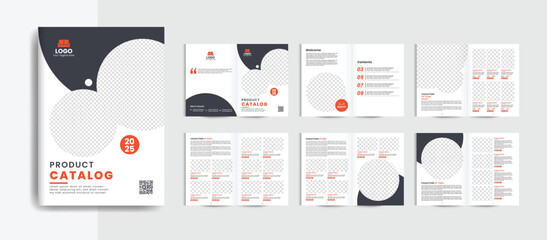 Layout template for company profile