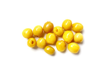 Pickled jujube fruits with a sweet and tangy flavor.