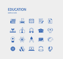 심플 컬러 아이콘 세트 03
