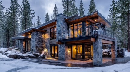 A romantic autumn scene with deep red hues, featuring decorative red leaves, cinnamon sticks, star anise,