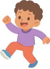 A student who greets brightly