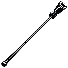 classic conductor s baton with wooden handle  isol.eps