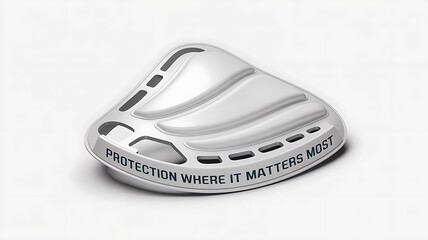 Silver baseball glove charm or pendant with inspirational message