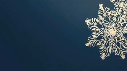 Elegant snowflake design