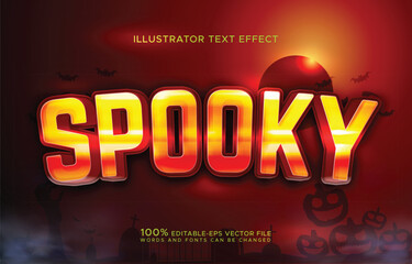 spooky background text design	
