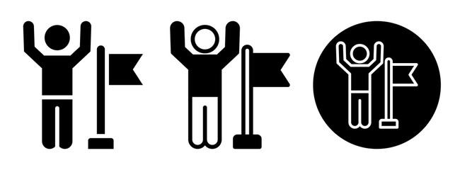 Milestone Icon Collection Glyph & Mixed Style