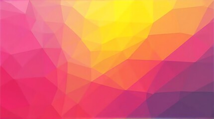 Obraz premium Vibrant Geometric Polygonal Background with Smooth Color Transitions